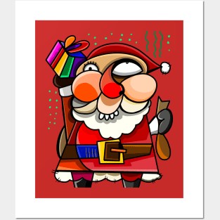 Santa claus Posters and Art